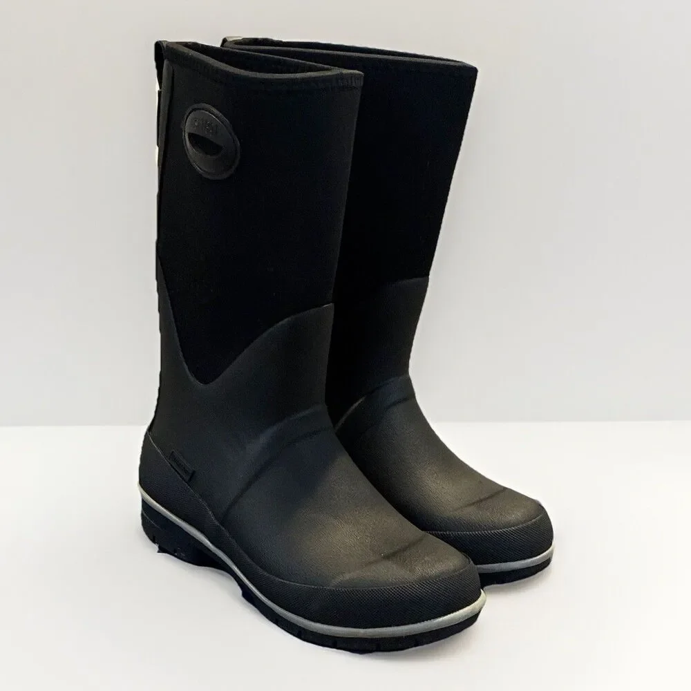 Western Chief Women's Waterproof Neoprene Mid-Calf Rain Boots Black US 4‎